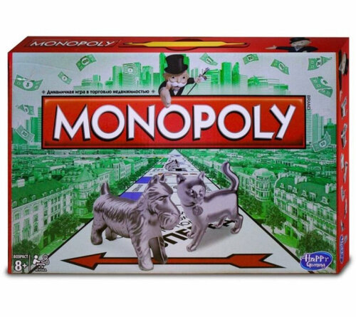 Настольная игра Монополия класическая с котиком