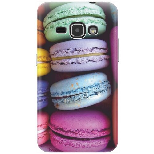 фото Cиликоновый чехол на samsung galaxy j1 (2016) / самсунг джей 1 2016 с принтом "макаруны" gosso