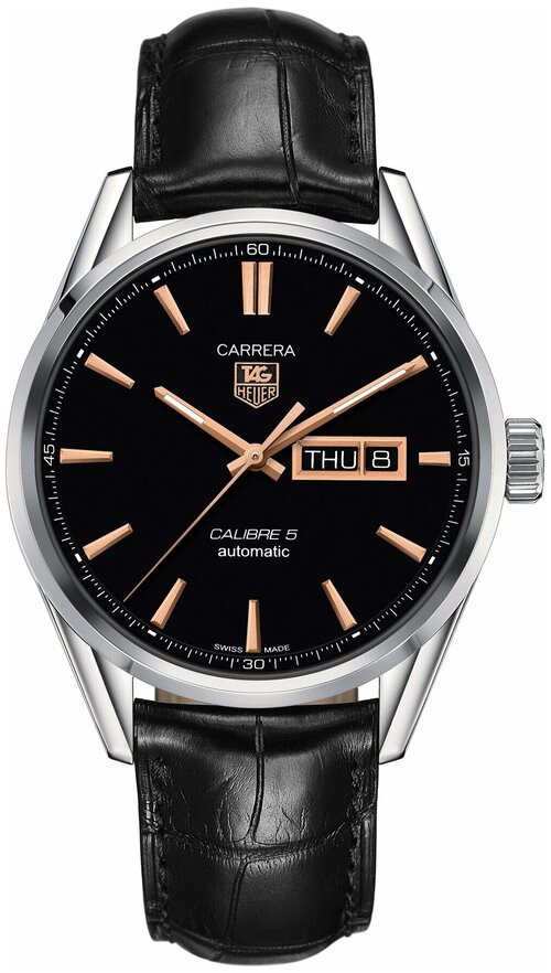 Наручные часы TAG Heuer WAR201C.FC6266, серебряный, черный