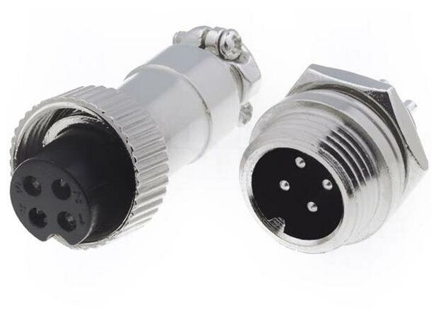 Разъем CONNFLY DS1110-01-4B6 микрофонный 