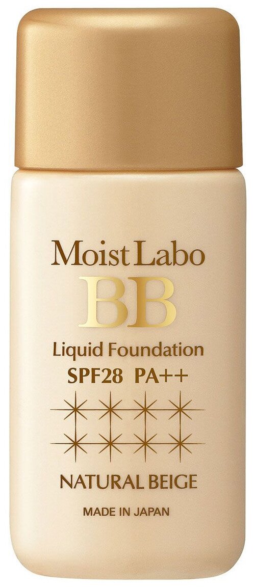Meishoku Moist Labo BB Liquid Foundation, SPF 28, 25 мл/33 г, оттенок: 01 натуральный бежевый