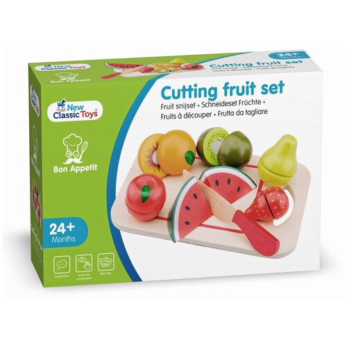 Игровой набор фрукты на липучке 8 предметов