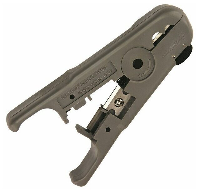 Инструмент для эффективной зачистки и обрезки витой пары (с возможностью смены ножей).