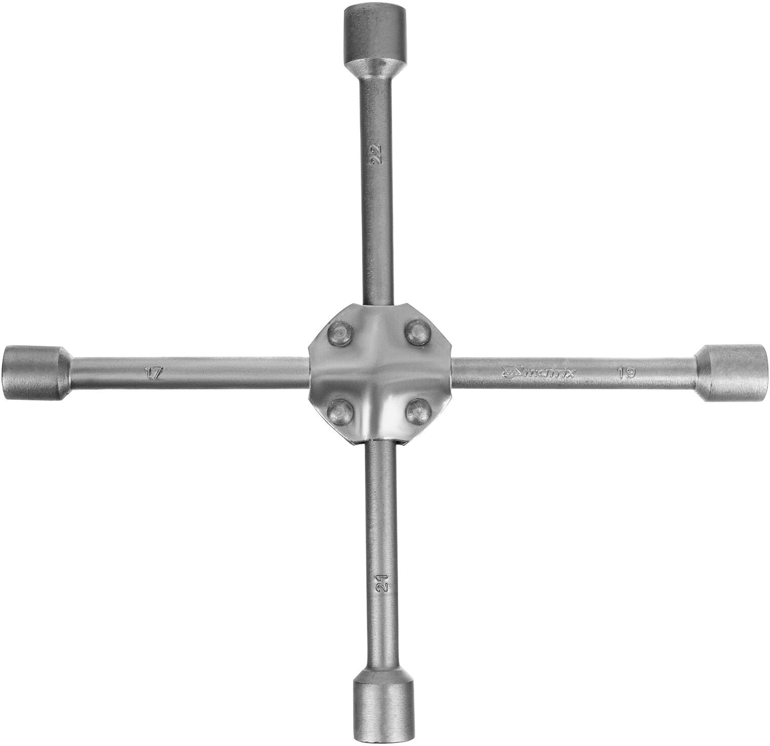 Ключ-крест баллонный Matrix 17 х 19 х 21 х 22 мм, усиленный 14244