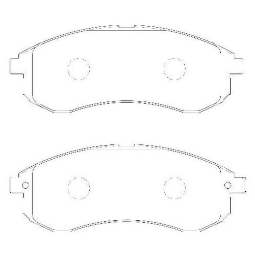 WAGNER WBP23879A Колодки тормозные дисковые передние 1шт