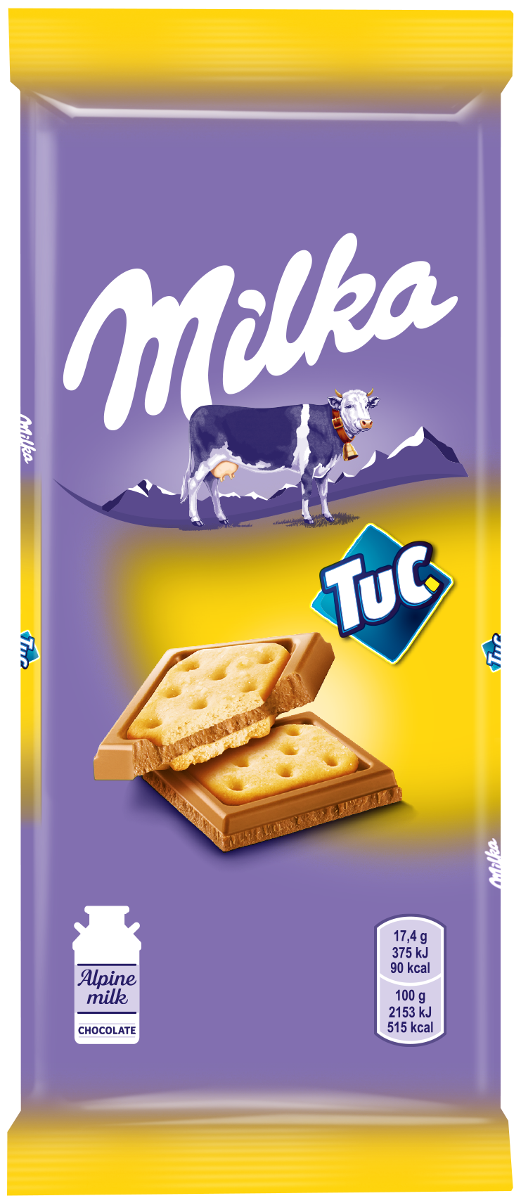 Milka Шоколад молочный с соленым крекером TUC 87г