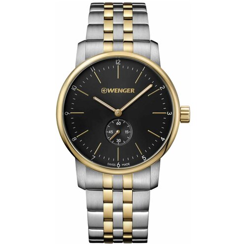 Наручные часы WENGER Urban Classic, черный наручные часы wenger urban classic 01 1743 124 серебряный синий