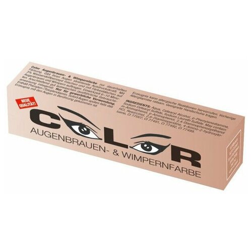 Color Краска для бровей и ресниц 15 мл, светло-коричневый, 15 мл