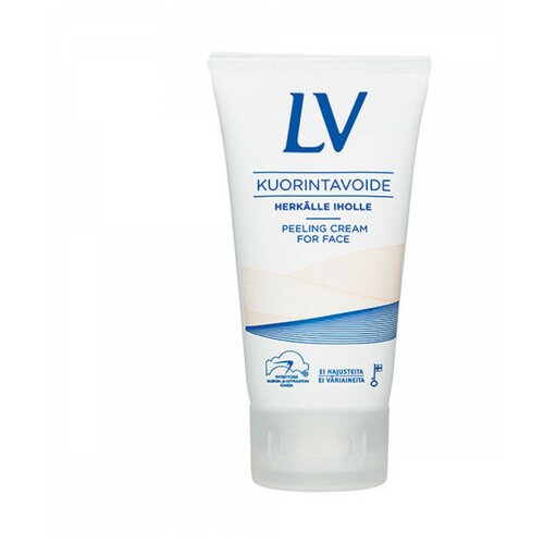 LV скраб для лица Peeling cream for face, 75 мл lv 48h роликовый питательный антиперспирант для чувствительной кожи 50мл из финляндии