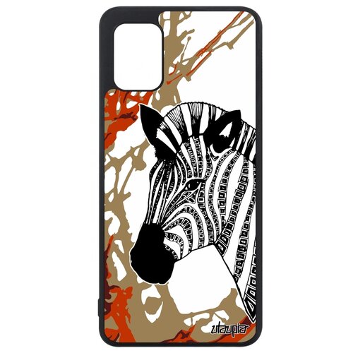 фото Чехол для телефонов galaxy a31, "зебра" zebra полосатая utaupia