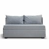 Фото #3 Диван-кровать раскладной Salotti милк рогожа Тиса светло-серый