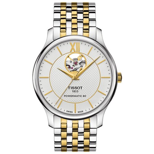 Наручные часы Tissot Tradition Powermatic 80 Open Heart T063.907.22.038.00