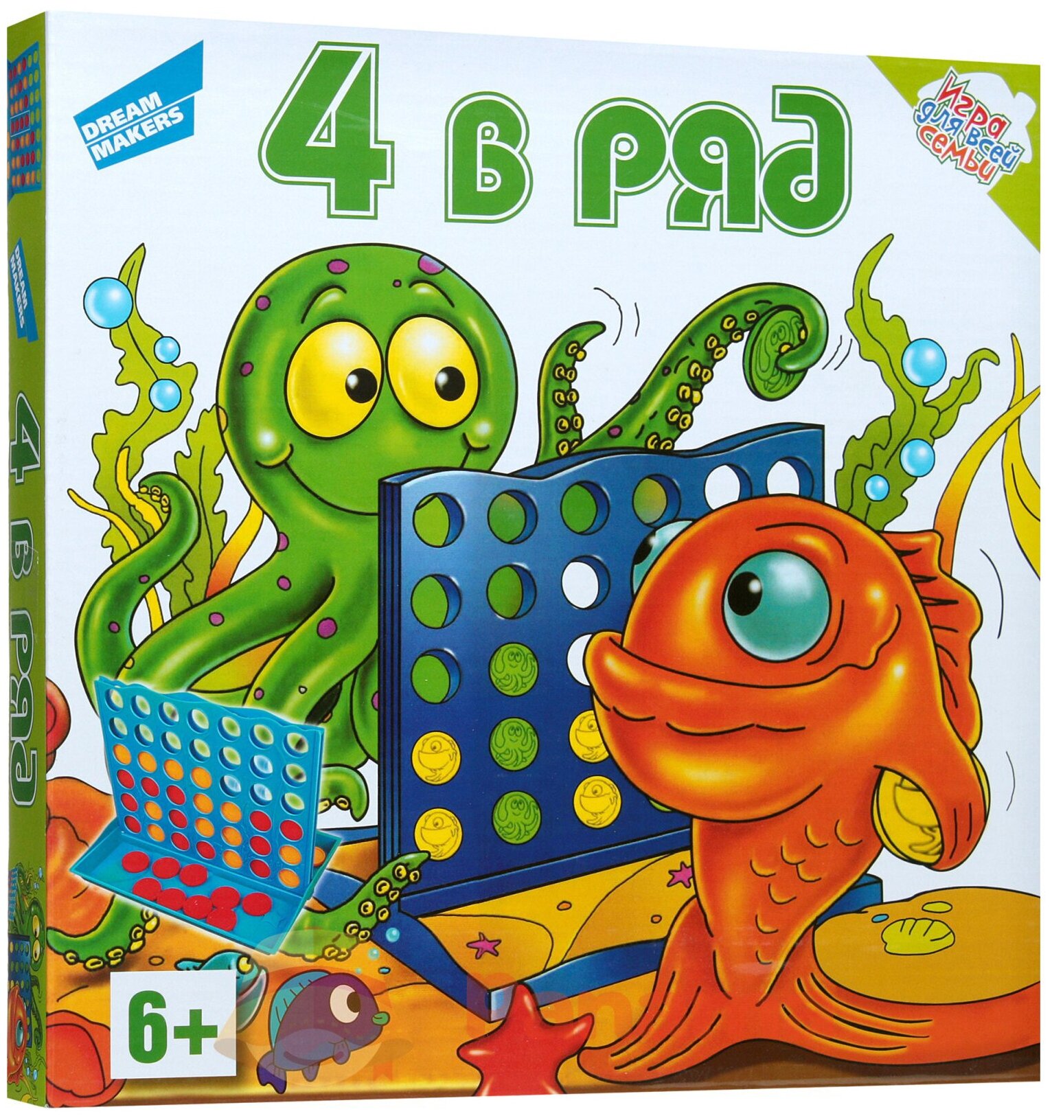 Настольная игра Dream Makers Board Games 4 в ряд (707-16) - фото №1