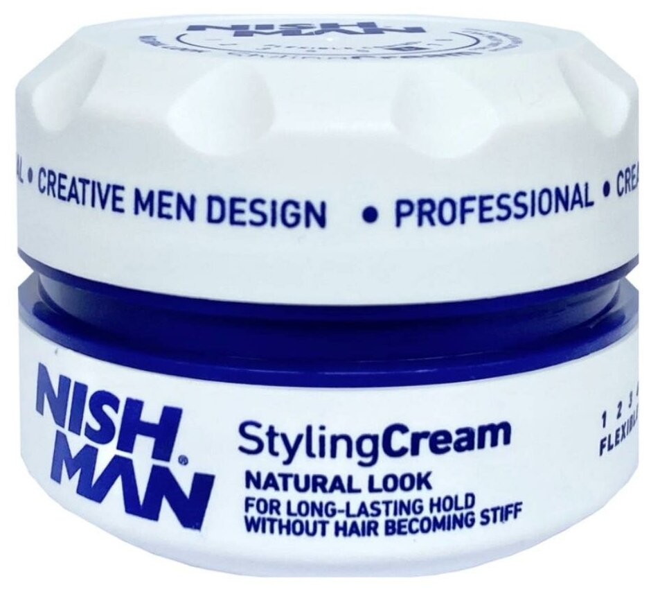 NISHMAN Крем для укладки волос 06 STYLING CREAM White сильной фиксации, 100 мл