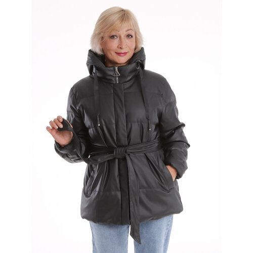 фото  куртка modtex, демисезон/зима, средней длины, силуэт свободный, карманы, размер 52, черный