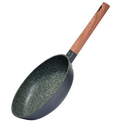 фото Сковорода fissman etna stone 4262, 26 см, серый/коричневый