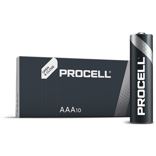 Батарейка DURACELL PROCELL LR03 в коробке, 10 шт. батарейка duracell procell aaa lr03 в упаковке 10 шт