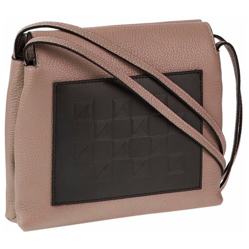 фото Сумка кросс-боди женская dr.koffer, натуральная кожа, бежевый