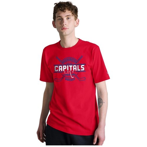 фото Футболка мужская champion nhl washington capital, цвет scarlet, 2xl