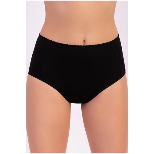 фото Milavitsa трусы слипы с высокой посадкой classic, размер 102, черный