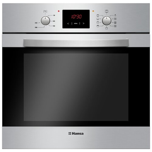 Электрический духовой шкаф Hansa BOEI64030030 серебристый 2776000₽