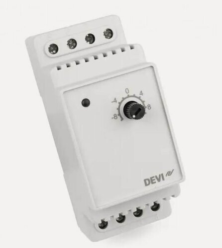 Изображение товара Терморегулятор DEVI Devireg 330 (-10+10), 140F1070. с выносным датчиком. оригинальный товар