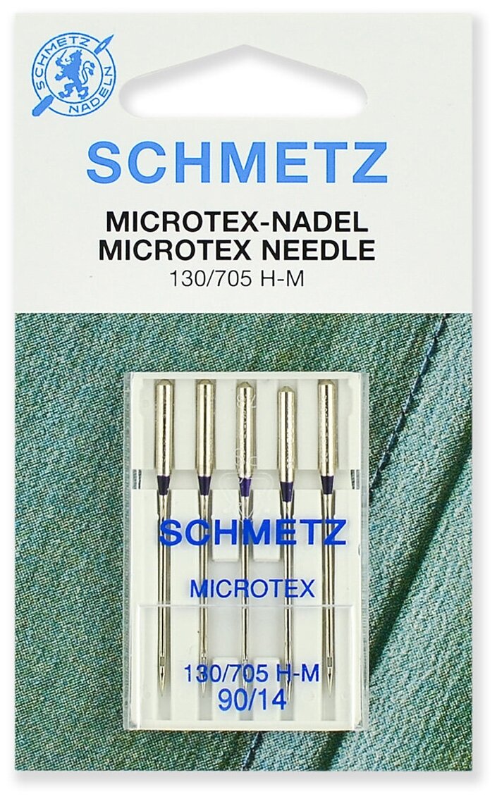 Иглы Schmetz микротекс №90 5шт. 130/705H