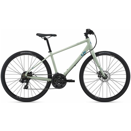 Городской велосипед GIANT Alight 3 DD Disc 2021 Зеленый S