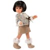 Кукла Llorens Оливия в коричневом, 37 см, L 53701 - изображение