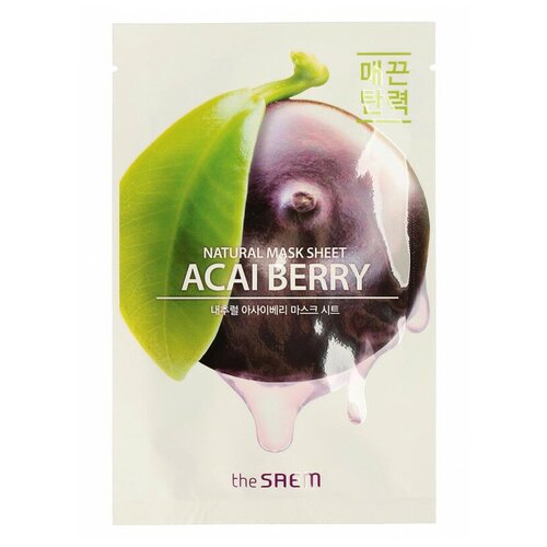 the SAEM Natural Acai Berry Mask Sheet