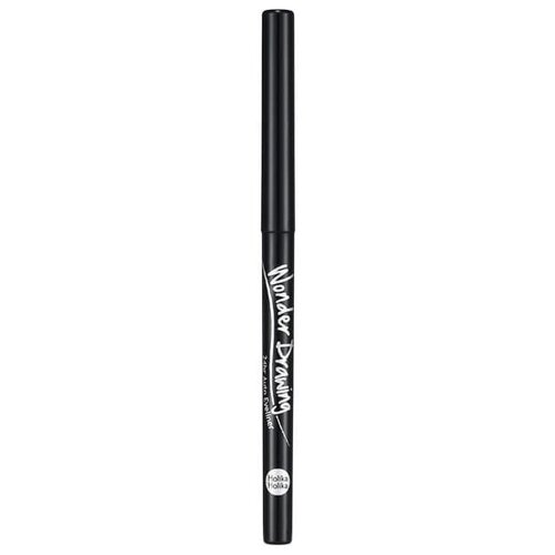Holika Holika Подводка-карандаш для глаз Wonder Drawing Skinny Eyeliner, оттенок 01 real black