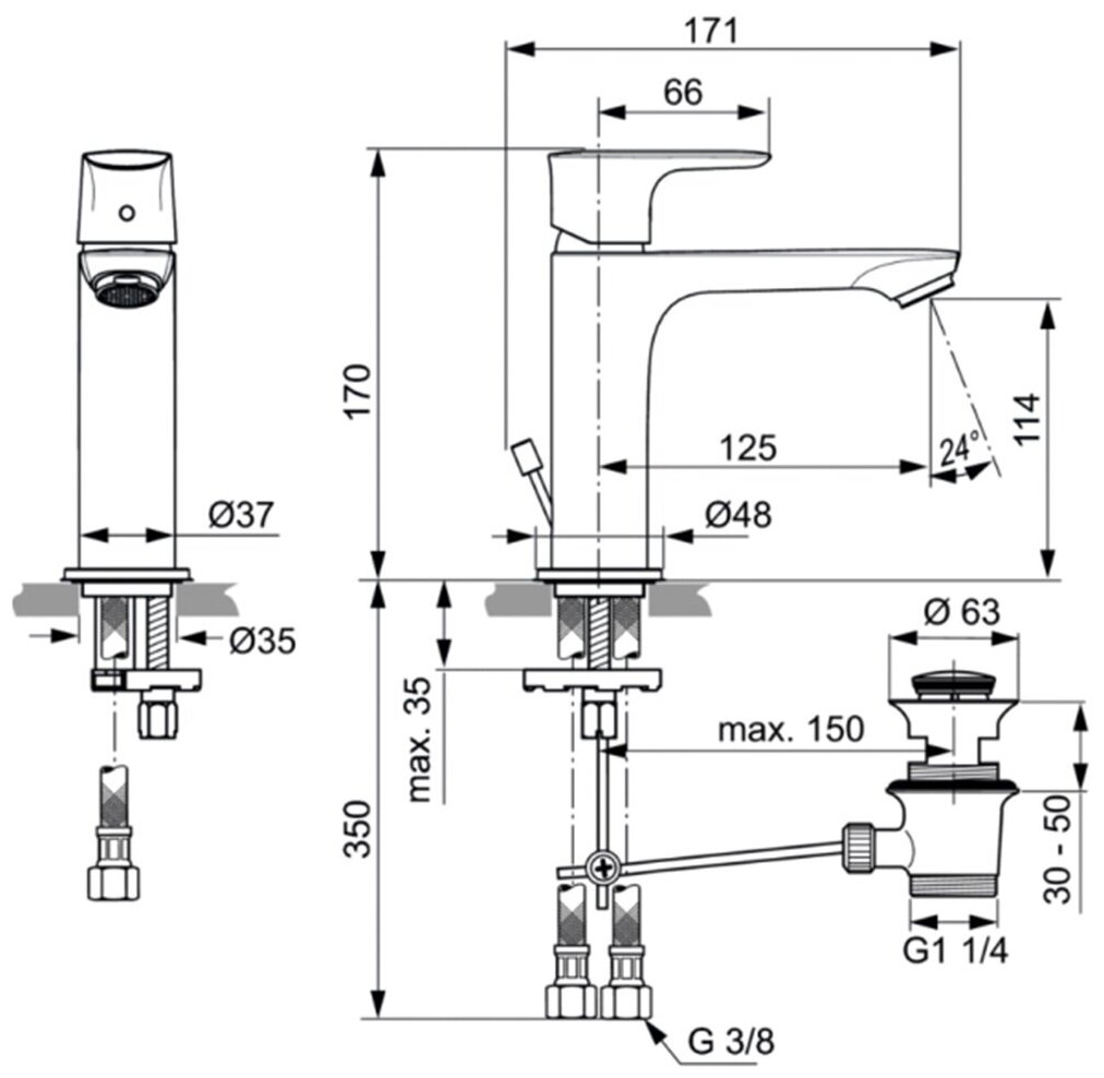 Смеситель Ideal Standard - фото №2