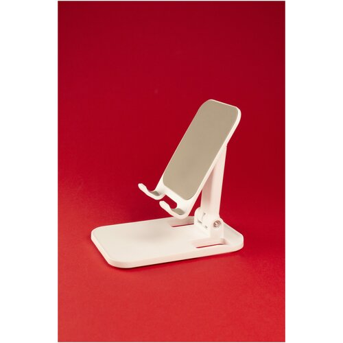 Настольная подставка для телефона и планшета, с регулировкой угла наклона, AMFOX, STAND-808, черная / держатель для apple iphone айфон, стойка на стол