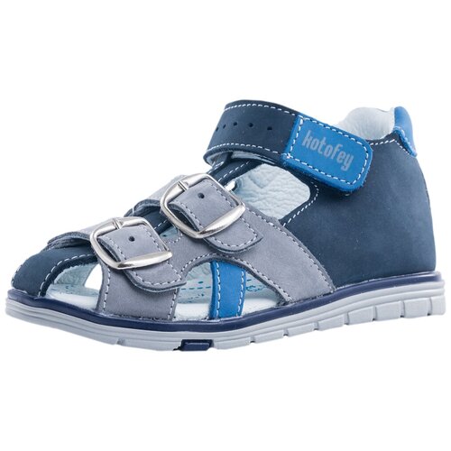 фото Сандалии котофей размер 28, 21 синий/серый