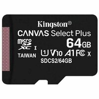 Флеш карта microSDXC 64Gb Kingston Class 10 UHS-I Canvas Select + 100MB/s (SDCS2/64GBSP)