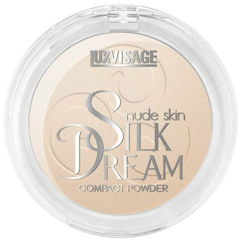 Пудра компактная для лица `LUXVISAGE` SILK DREAM NUDE SKIN тон 2