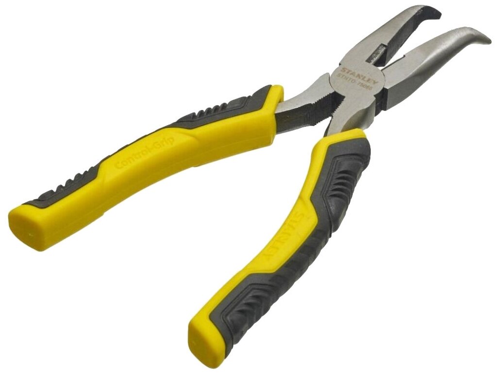 Длинногубцы STANLEY CONTROL-GRIP STHT0-75066 200 мм, изогнутые