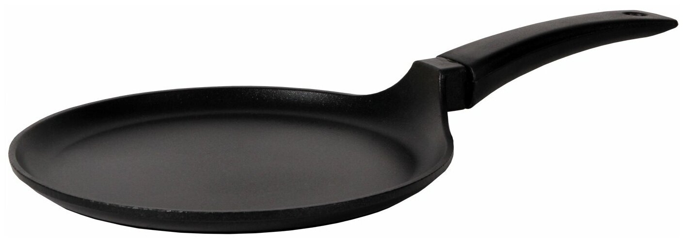 Сковорода для блинов Tima Оптима 24 см черный 24084П - фото №1
