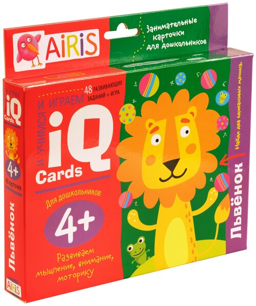 Настольная игра Айрис-пресс IQ Cards Львёнок