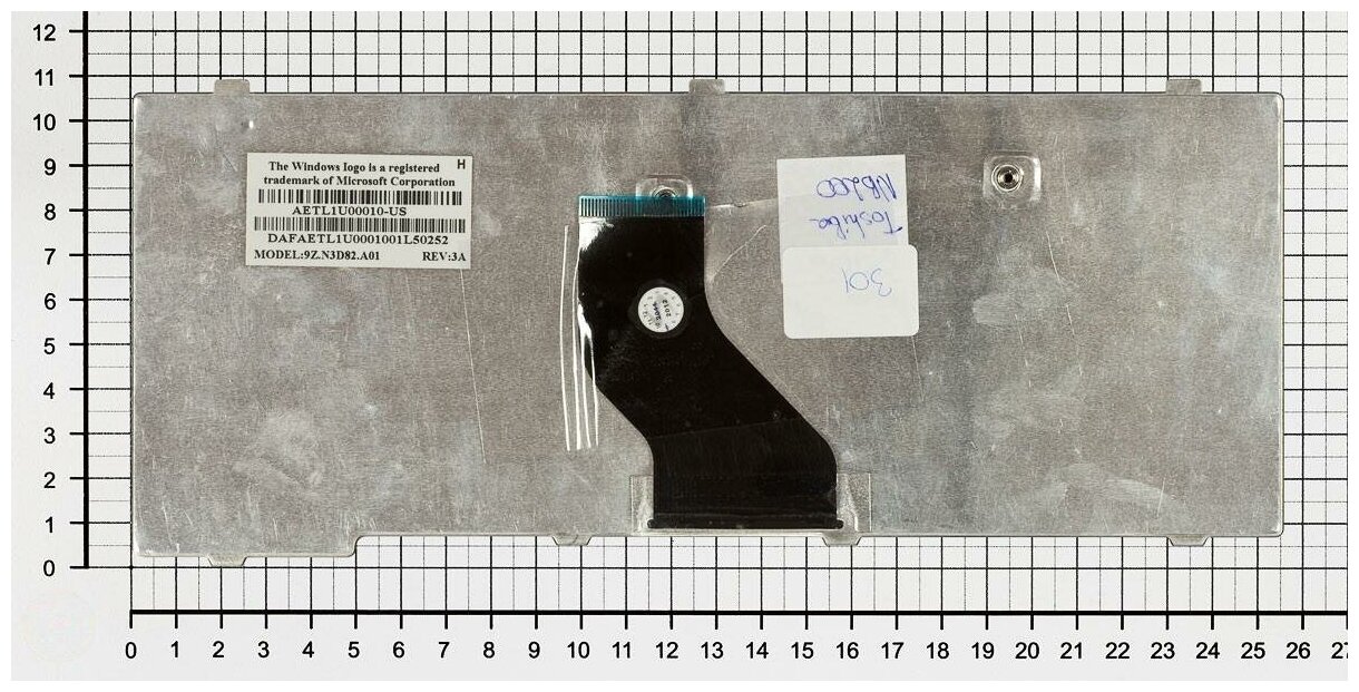 Клавиатура для ноутбука Toshiba Mini NB205 черная