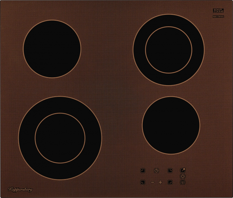 Электрическая варочная панель Kuppersberg FA60RC, текстурная бронза