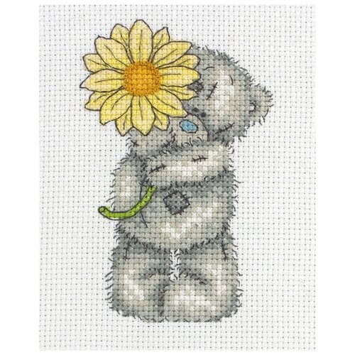 фото * набор для вышивания anchor sunflower 9*9см, mez, tt37
