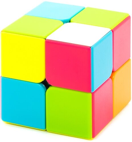 Скоростной Кубик Рубика ShengShou 2x2 Tank 2х2 / Развивающая головоломка / Цветной пластик