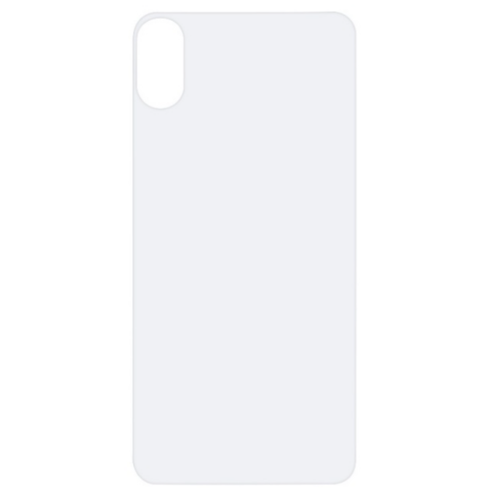 Защитная пленка на заднюю панель для iPhone X, iPhone Xs (силикон) защитная пленка на заднюю панель для iphone x iphone xs силикон карбоновая