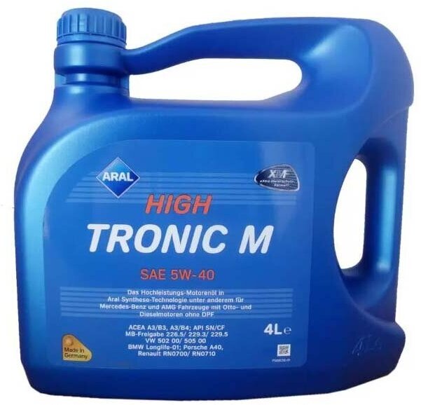 HIGH TRONIC M 5W40 синтетика 4 л 158CC1