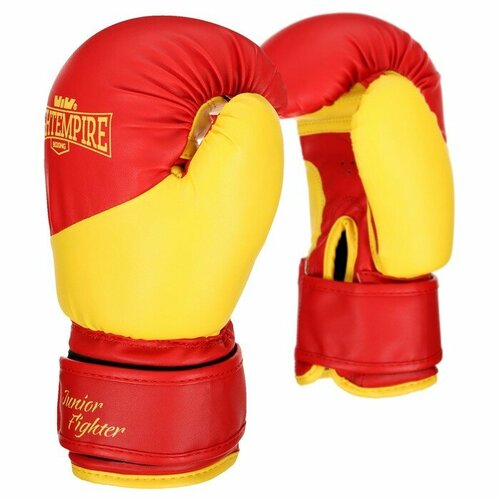 Перчатки боксёрские детские FIGHT EMPIRE, JUNIOR FIGHTER, 6 унций перчатки боксёрские rusco sport детские 6 унций цвет зелёный