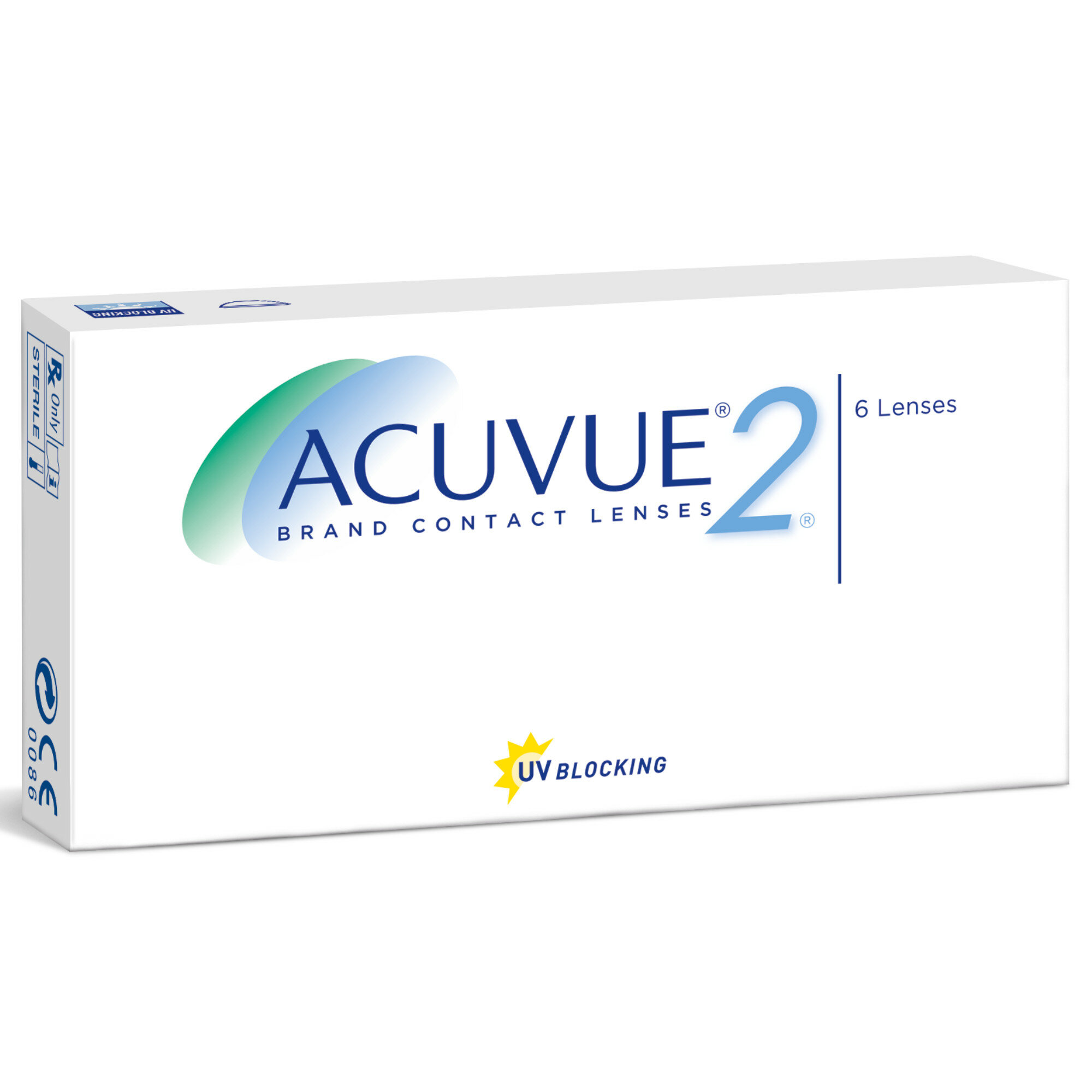 Контактные линзы ACUVUE 2, 6 шт., R 8,3, D -7,5