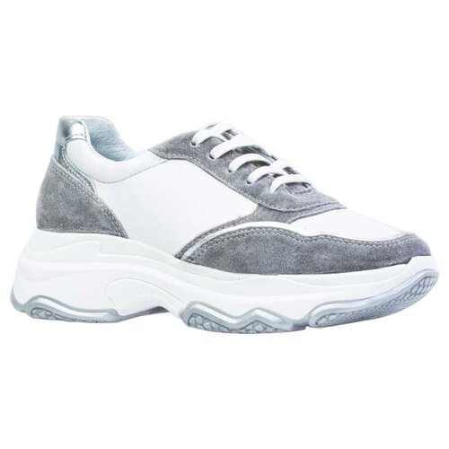 фото Кроссовки котофей размер 38, белый/серый