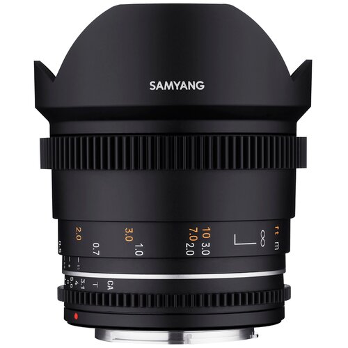 объектив samyang 24mm t1 5 vdslr mk2 canon rf черный Объектив Samyang MF 14mm T3.1 VDSLR MK2 Canon EF, черный