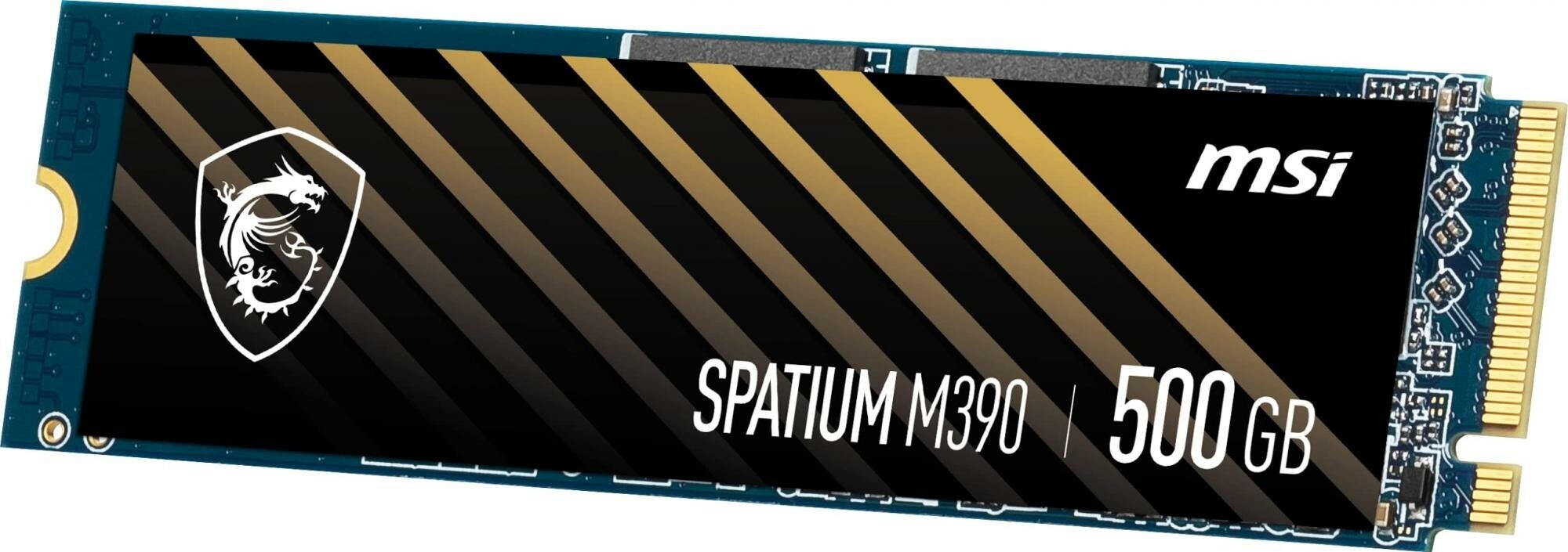 SSD жесткий диск NVME M.2 500GB SPATIUM M390 500GB MSI